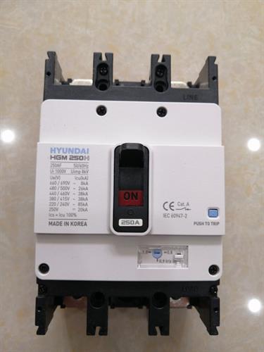 MCCB HYUNDAI 2P 225A 85kA ( HGM250H-F )
